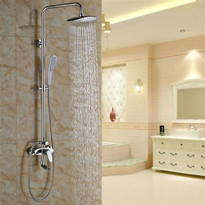 Exposed Pipe Shower System